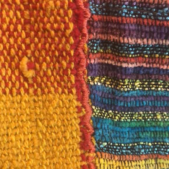 TRAVEL SMITH Size Medium Patchwork BigButton Jacket Chore Vivid Artisan NEW - Picture 11 of 16